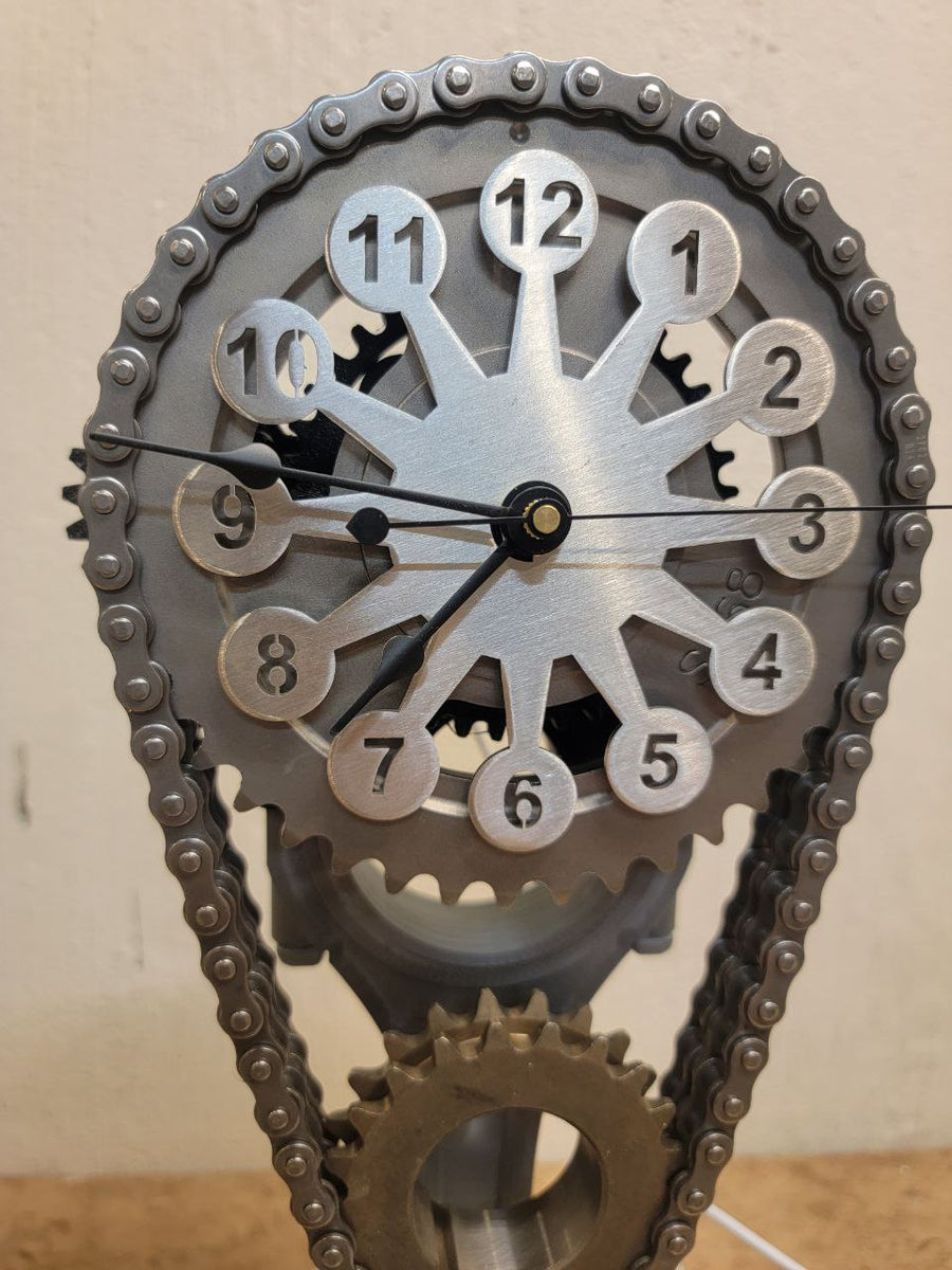 Buick Timing Chain Clock, Motorized, Rotating. – Clock9nine