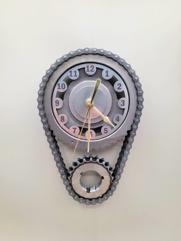 Vintage Chevy Small Block V8 Timing Chain Wall Clock – Corvette, camaro, Nova