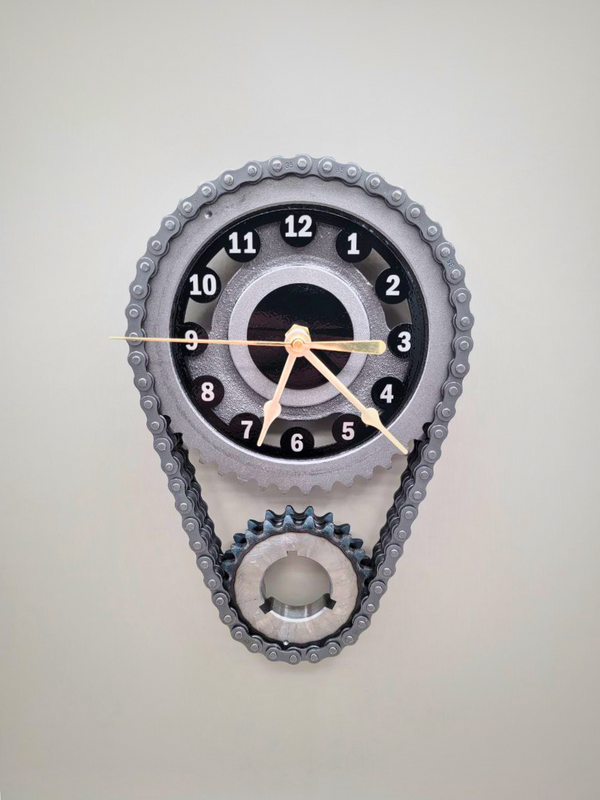 Vintage Chevy Small Block V8 Timing Chain Wall Clock – Corvette, camaro, Nova