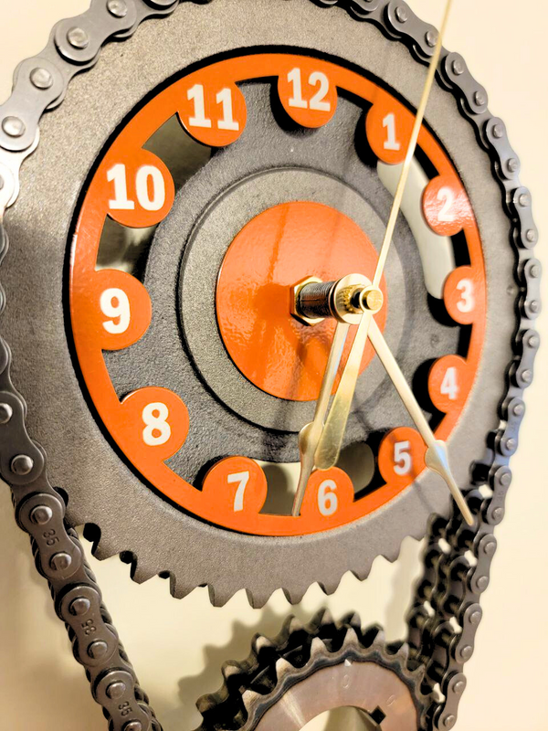 Vintage Chevy Small Block V8 Timing Chain Wall Clock – Corvette, camaro, Nova