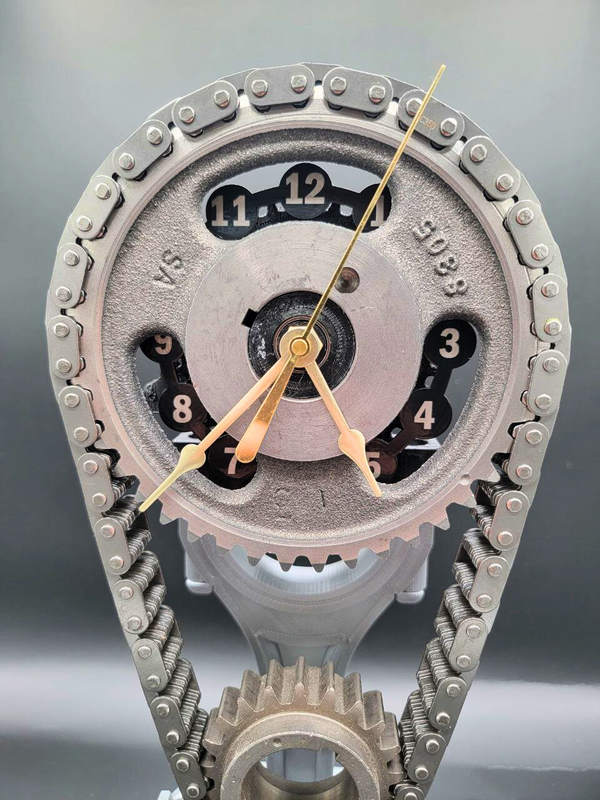 Ford 302 Small Block Timing Chain Clock, Rotating Gears From Ford F-150, Mustang