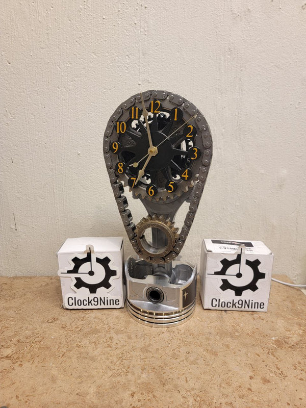 Buick Timing Chain Clock, Motorized, Rotating. – Clock9nine