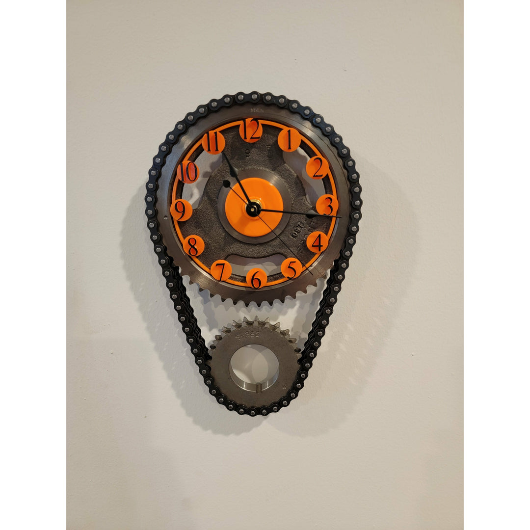 Chevy big block Timing Chain Clock. Clock9nine