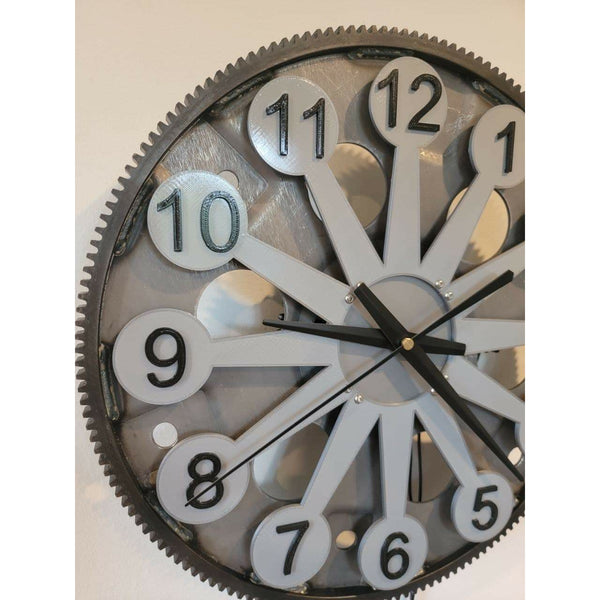 Chevy Flexplate clock, non rotating gear - Clock9nine