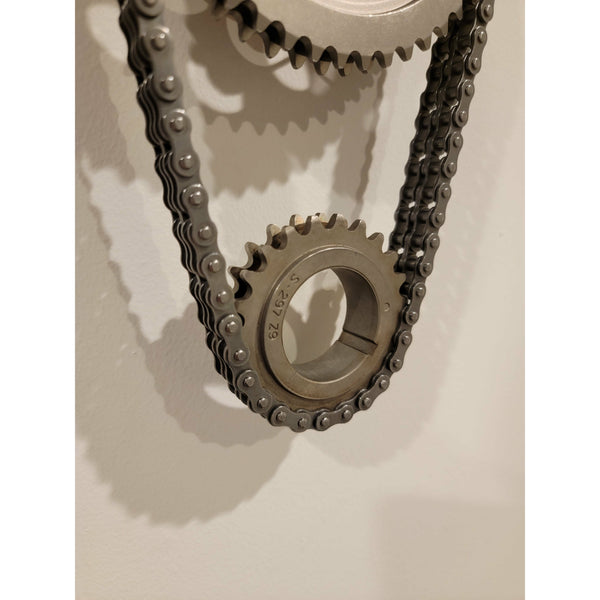 Dodge 360, hanging timing chain clock - Clock9nine