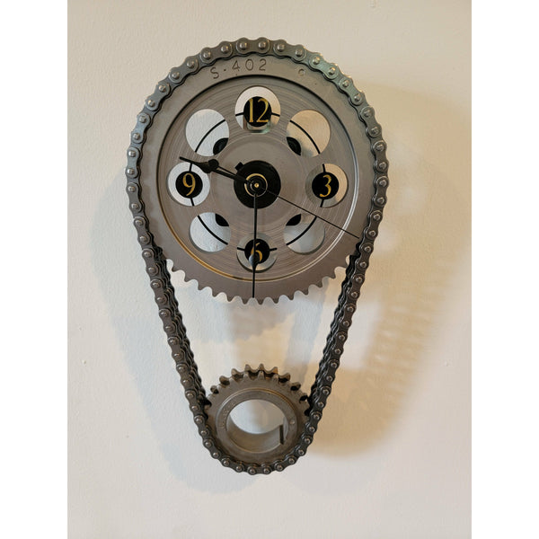 Dodge 360, hanging timing chain clock - Clock9nine