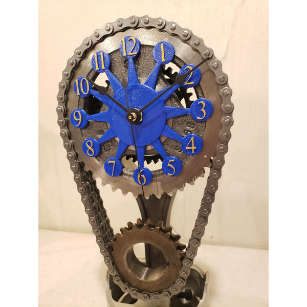Ford 351 Timing Chain Clock, Motorized, Rotating. - Clock9nine
