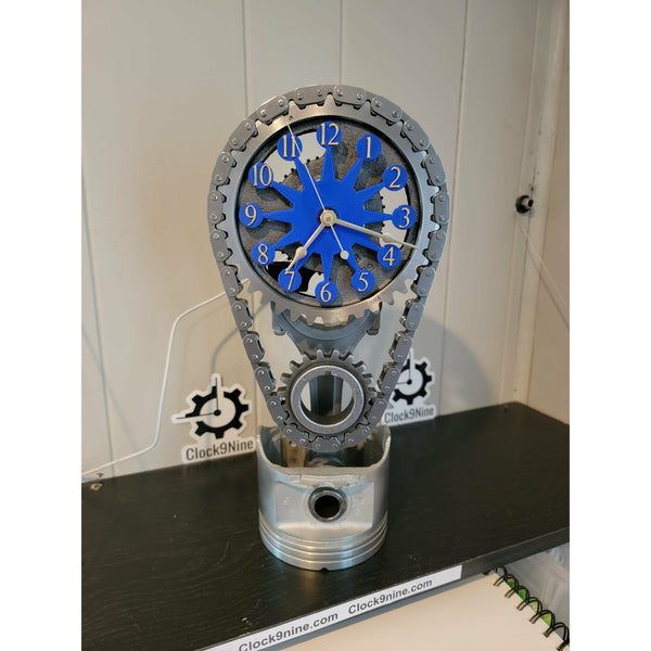 Mopar, Dodge Big block Timing Chain Clock, Motorized, Rotating. - Clock9nine